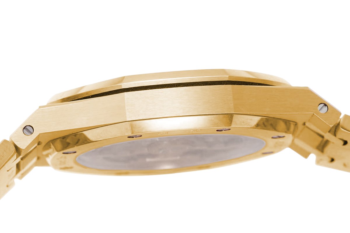 Royal Oak 15202 39mm Yellow Dial in Yellow Gold