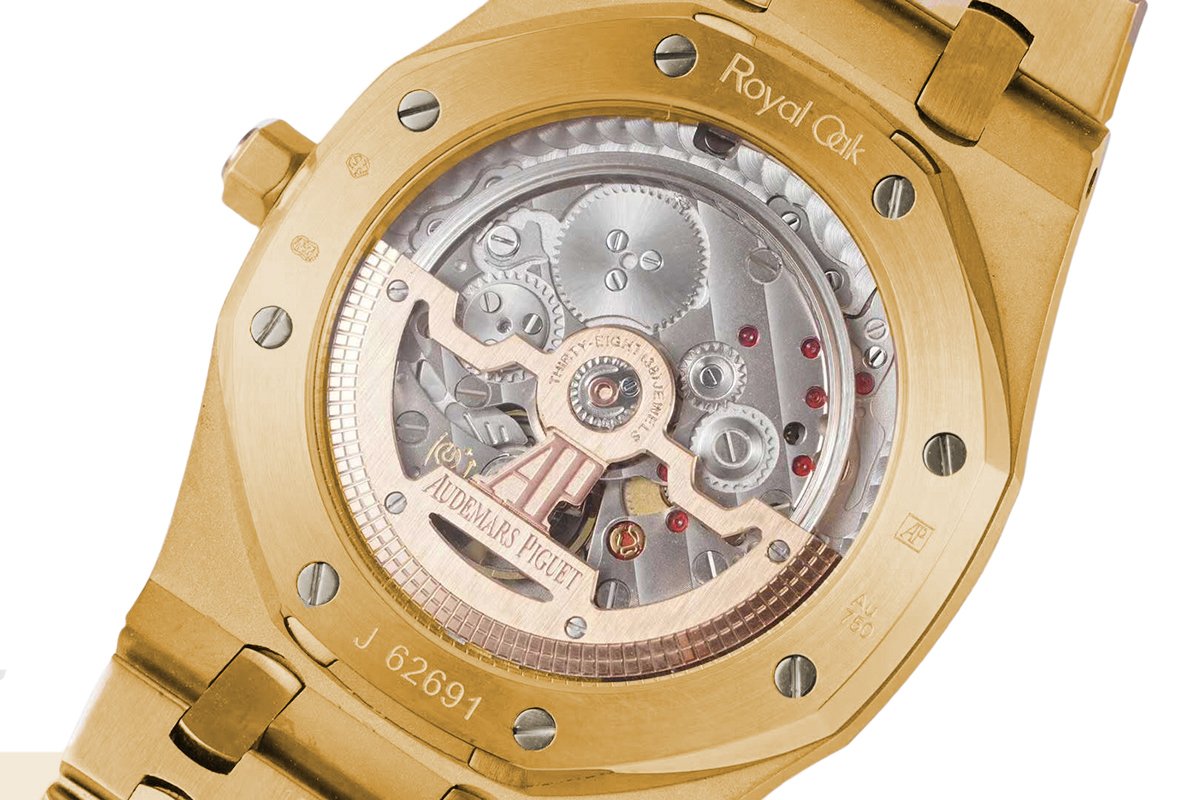 Royal Oak 15202 39mm Yellow Dial in Yellow Gold