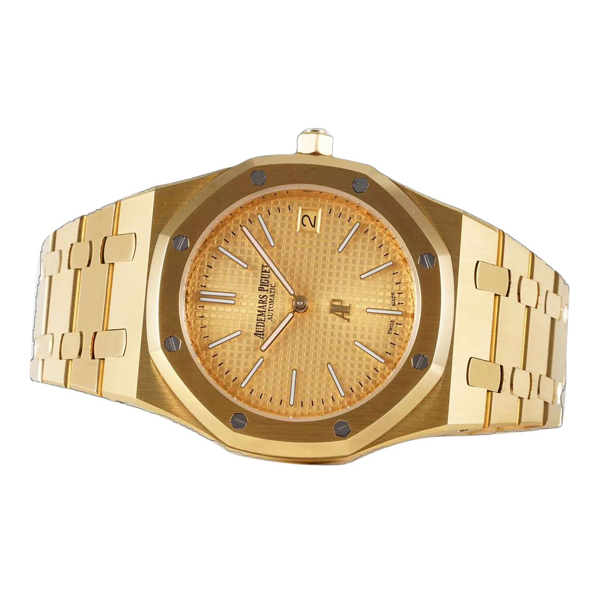 Royal Oak 15202 39mm Yellow Dial in Yellow Gold