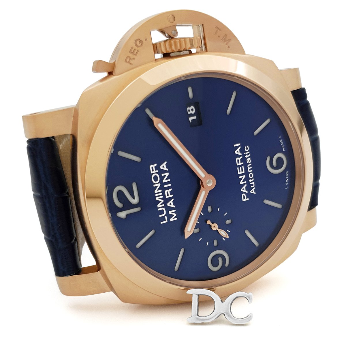 PAM1112 Luminor Marina Goldtech™ Sole Blu 44mm