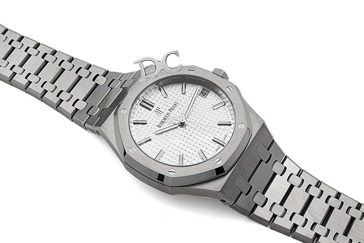 Royal Oak 15500 White Dial