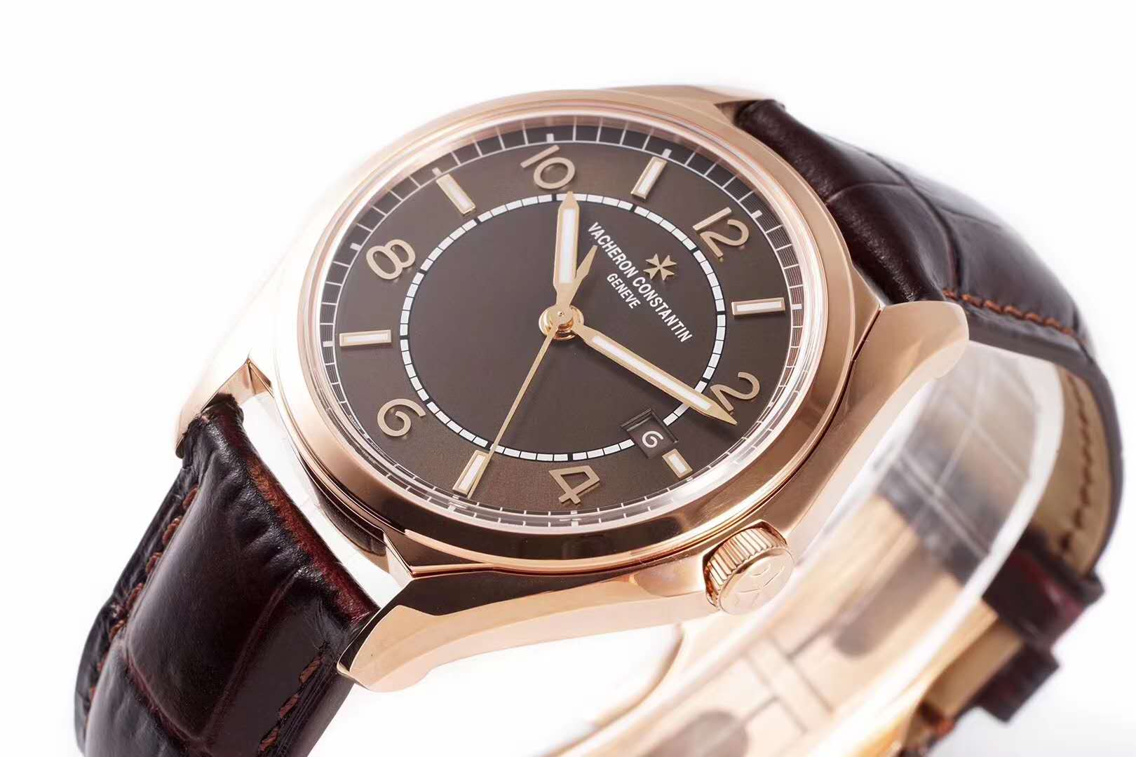 Fiftysix Brown Dial in Pink Gold Ref: 4600E