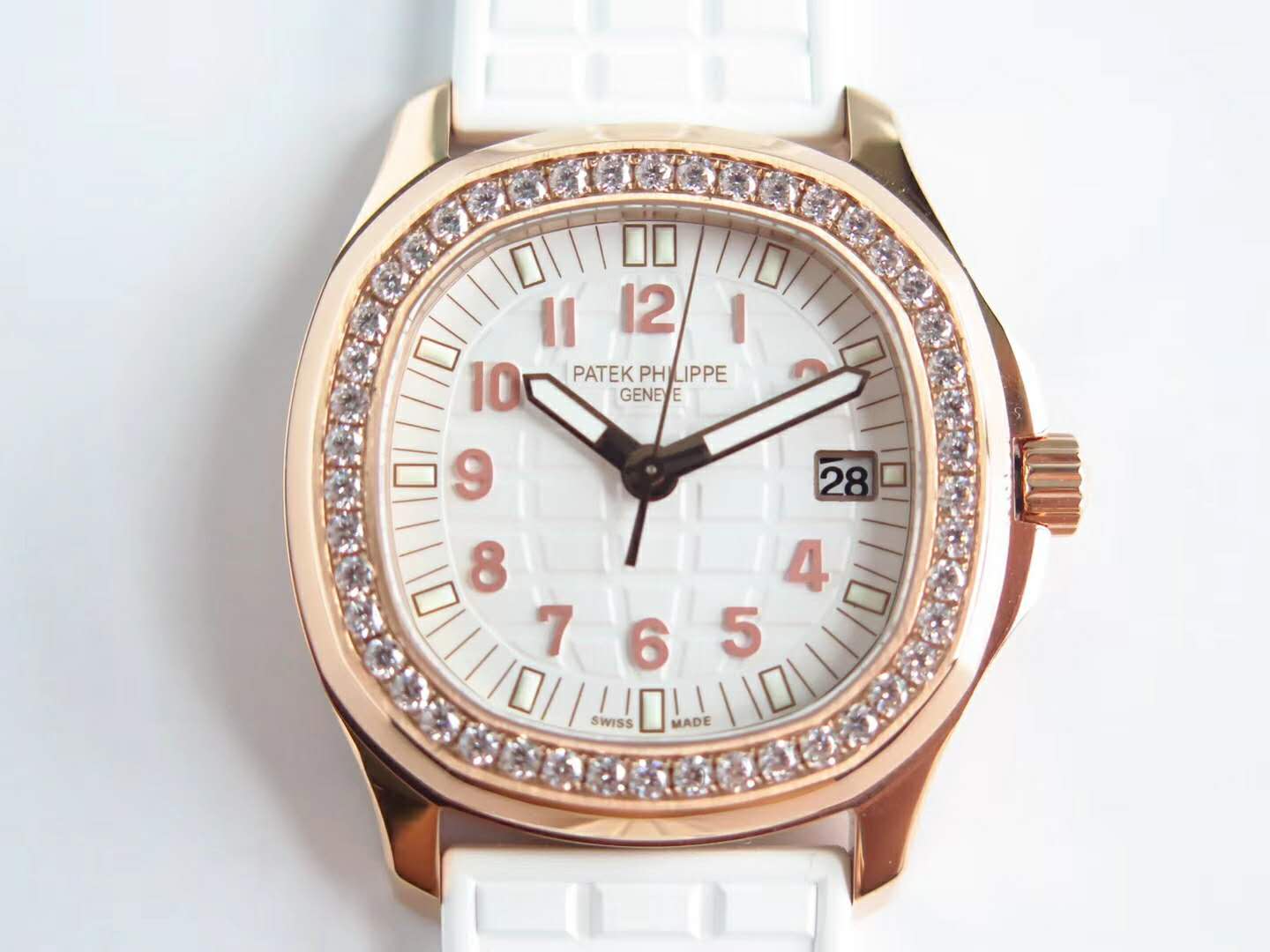 Aquanaut Luce 5068R-010 White Dial in Rose Gold