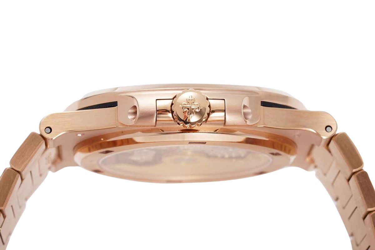 nautilus jumbo 5711/1r-001 brown dial with Di*m*nd bezel