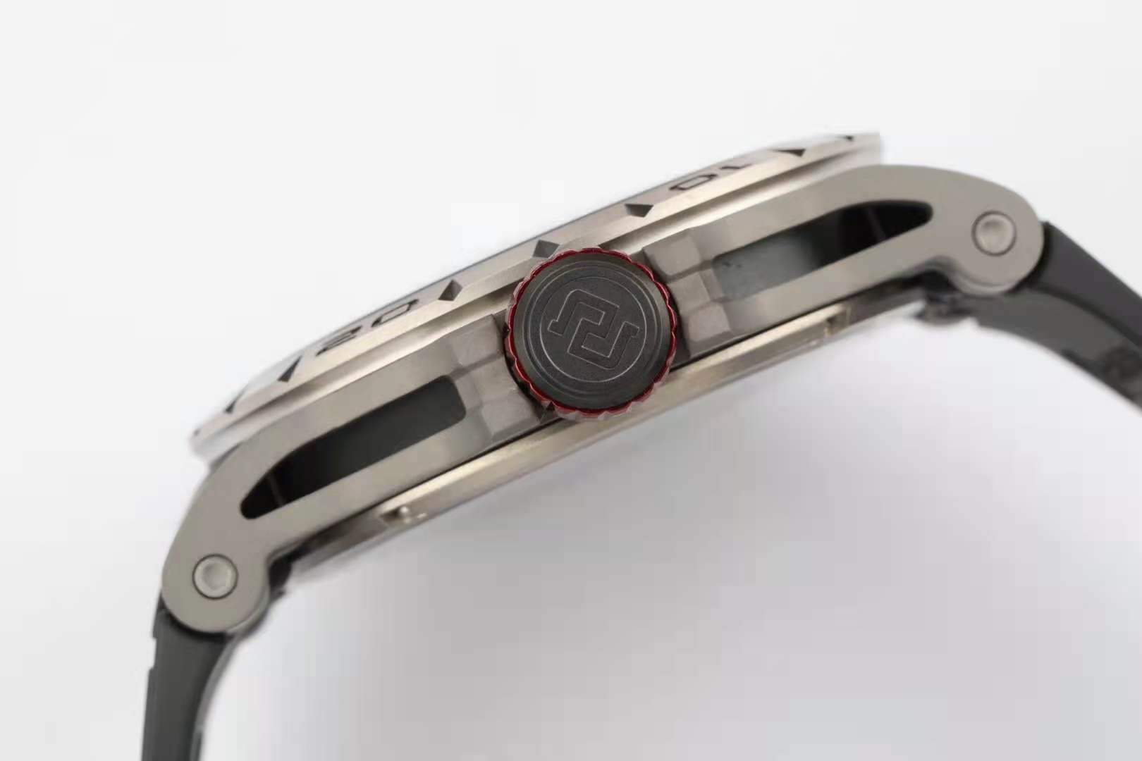 Excalibur Spider Skeleton Flying Tourbillon with Black Rubber Strap