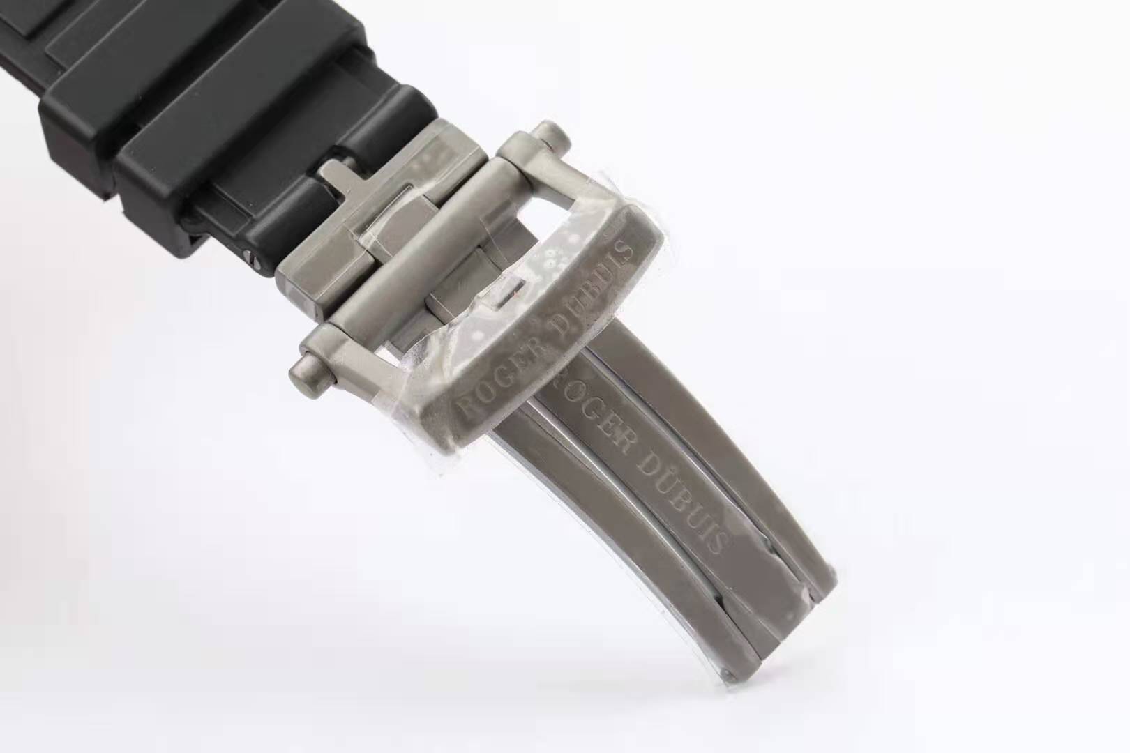 Excalibur Spider Skeleton Flying Tourbillon with Black Rubber Strap