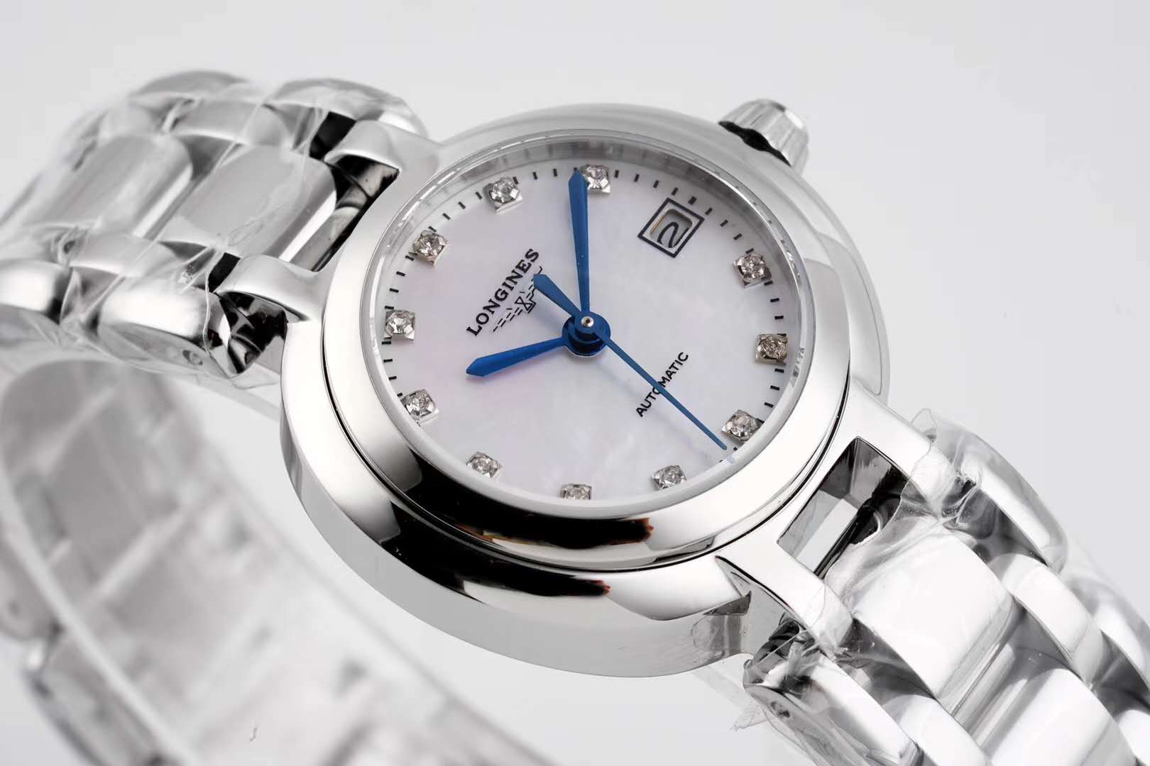 primaluna mop white dial with Di*m*nd markers