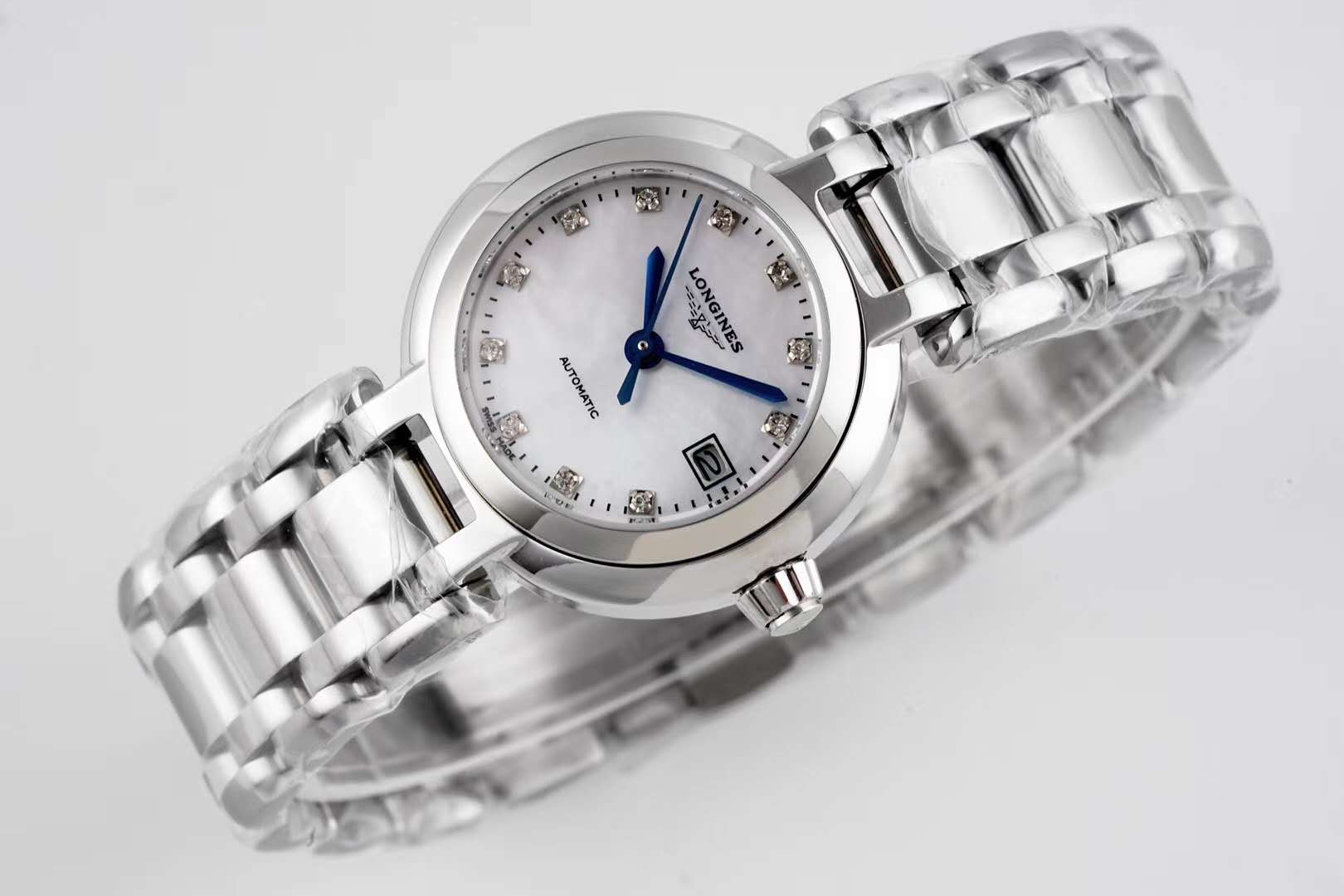 primaluna mop white dial with Di*m*nd markers