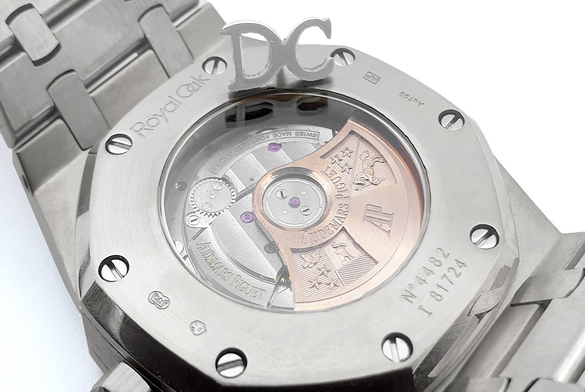 royal oak 41mm 15402 full Di*m*nd paved in white gold on bracelet