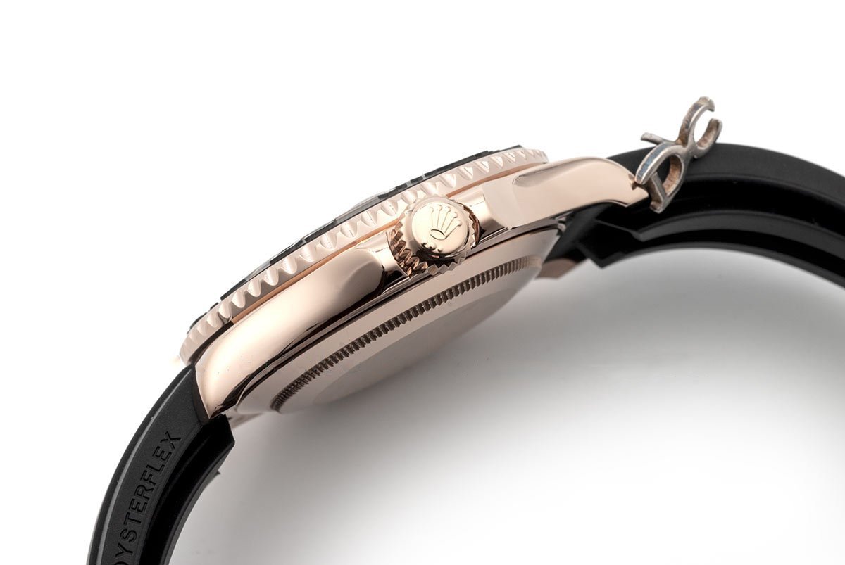 Yacht-Master 116655 Everose Gold (Baselworld 2015) on Oysterflex Strap