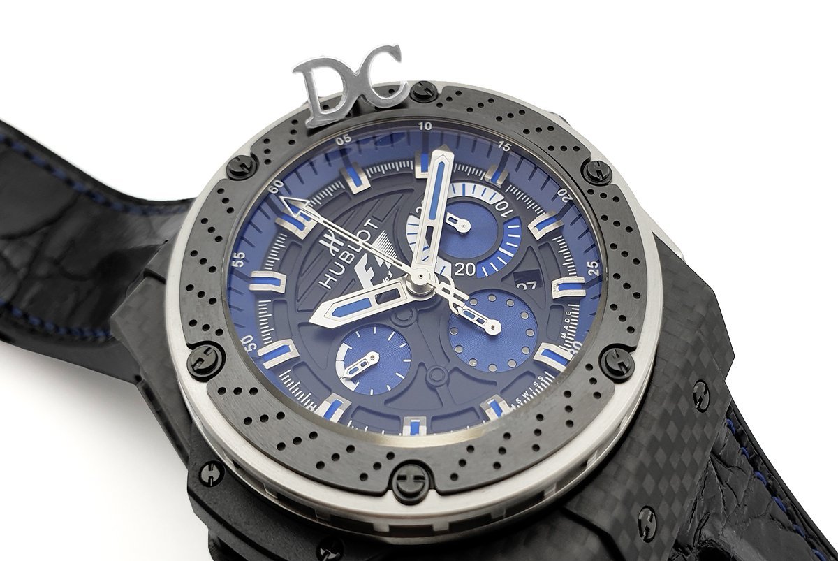 King Power F1 Interlagos Matte Black Dial Chronograph