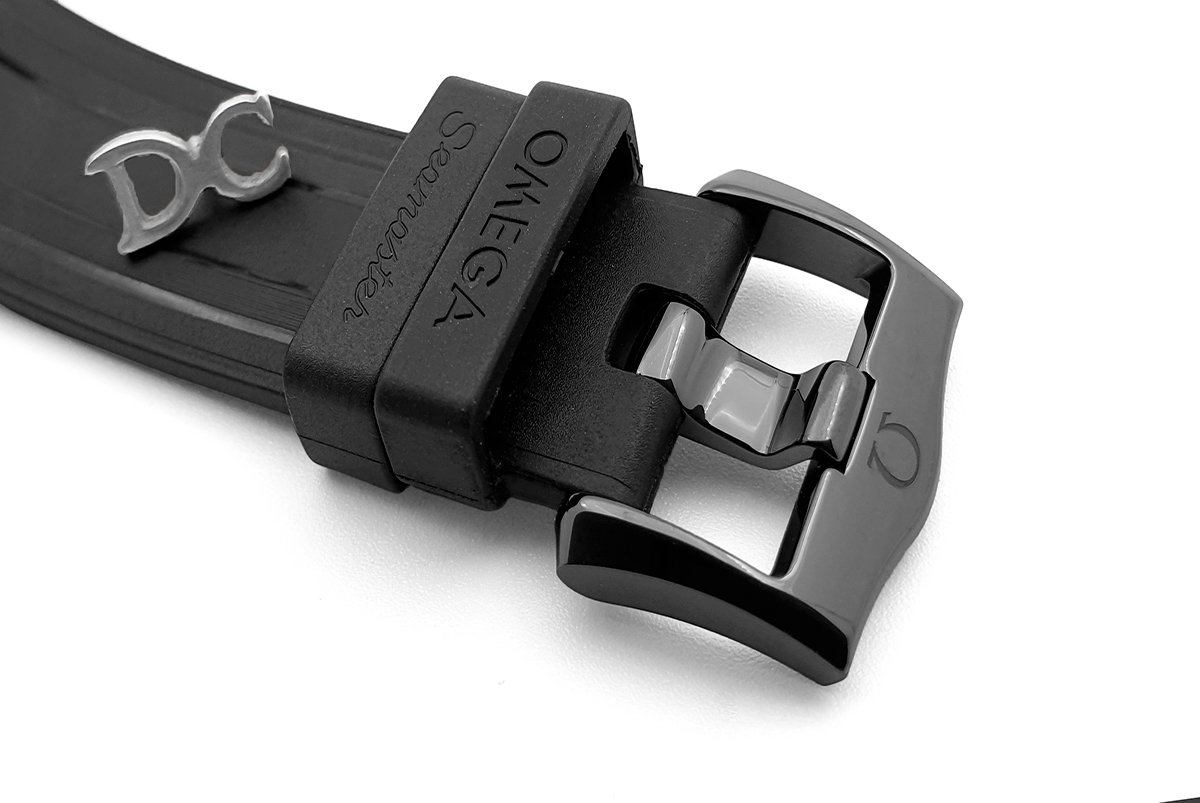 Seamaster Diver 300M Co-Axial Master Chronometer Black Dial 43.5mm on Black Rubber Strap