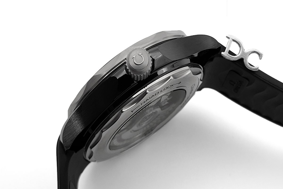 Seamaster Diver 300M Co-Axial Master Chronometer Black Dial 43.5mm on Black Rubber Strap