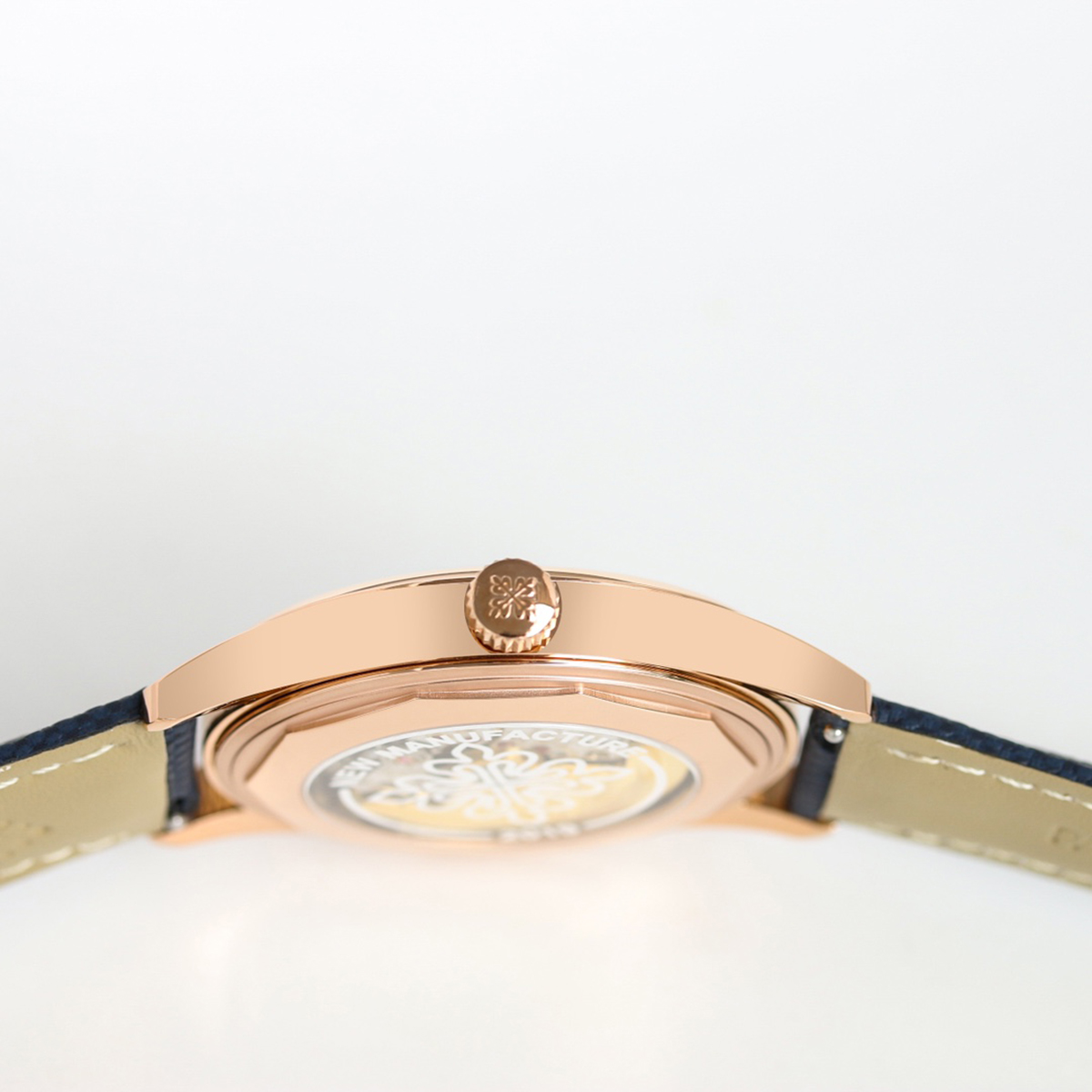 Calatrava 6007 Blue Dial in Rose Gold