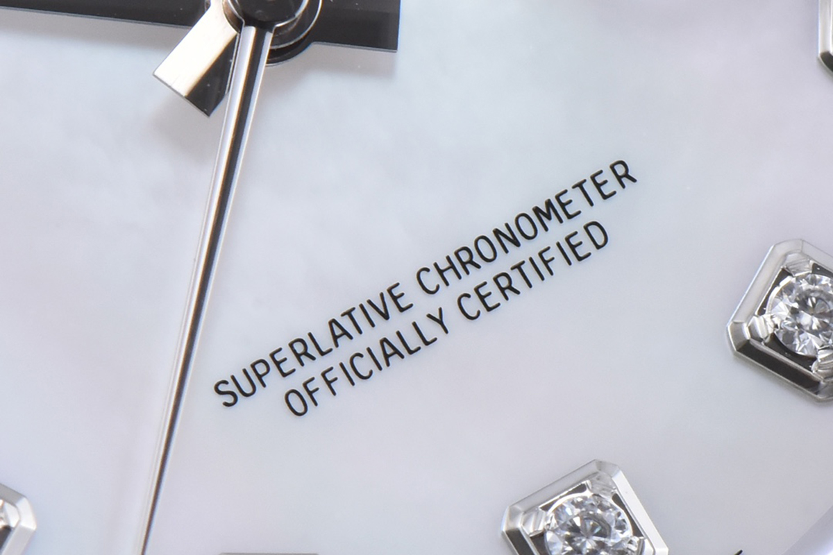 datejust 36 126234 white mop dial with Di*m*nd marker in steel in jubilee bracelet