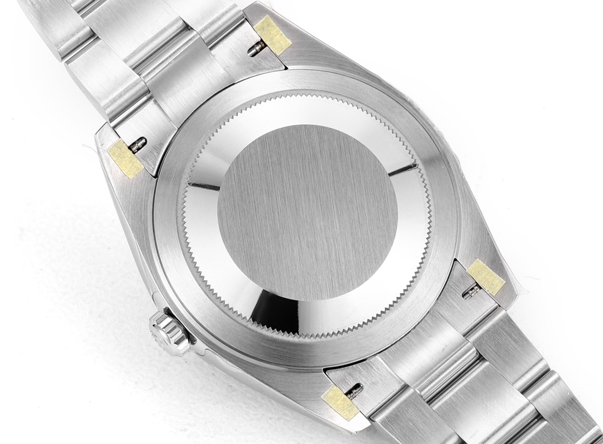 datejust 41 silver dial roman markers with rainbow Di*m*nd bezel in steel on oyster bracelet