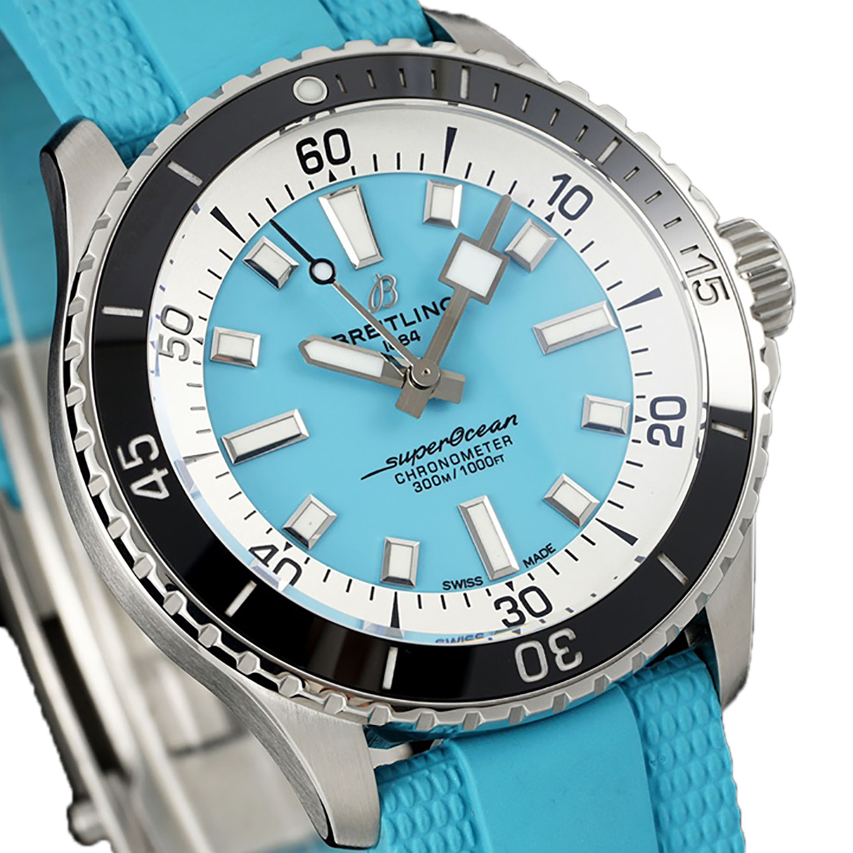 Superocean Automatic 44 Tiffany Blue Dial Ref: A17376211L2S1