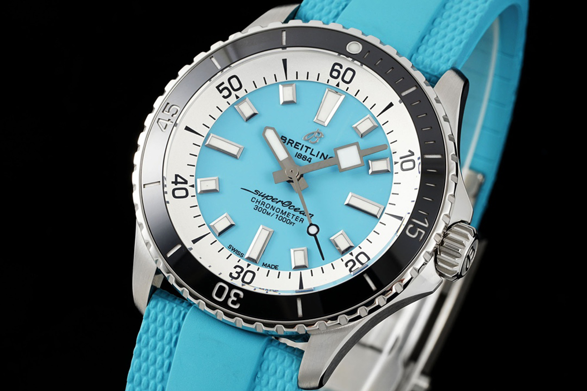 Superocean Automatic 44 Tiffany Blue Dial Ref: A17376211L2S1