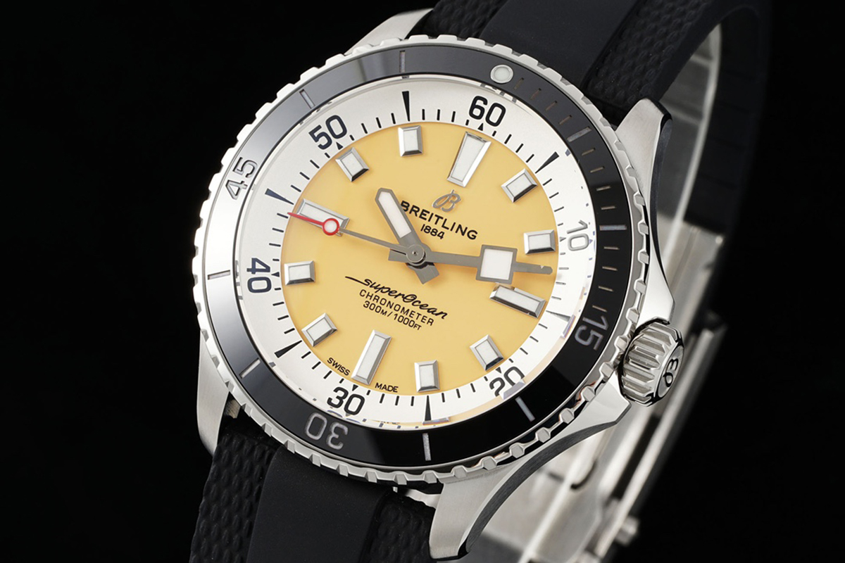 Superocean Automatic 44 Yellow Dial Ref: A17375211I1S1