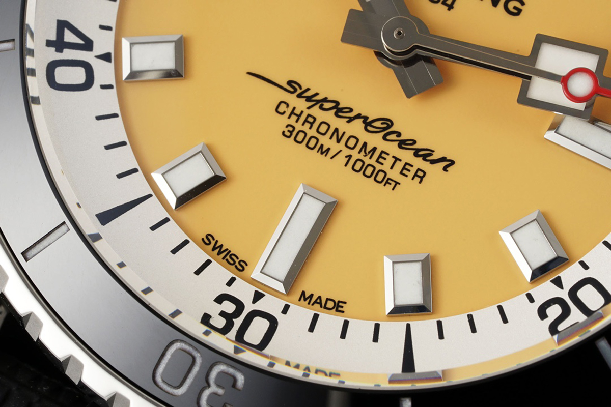 Superocean Automatic 44 Yellow Dial Ref: A17375211I1S1