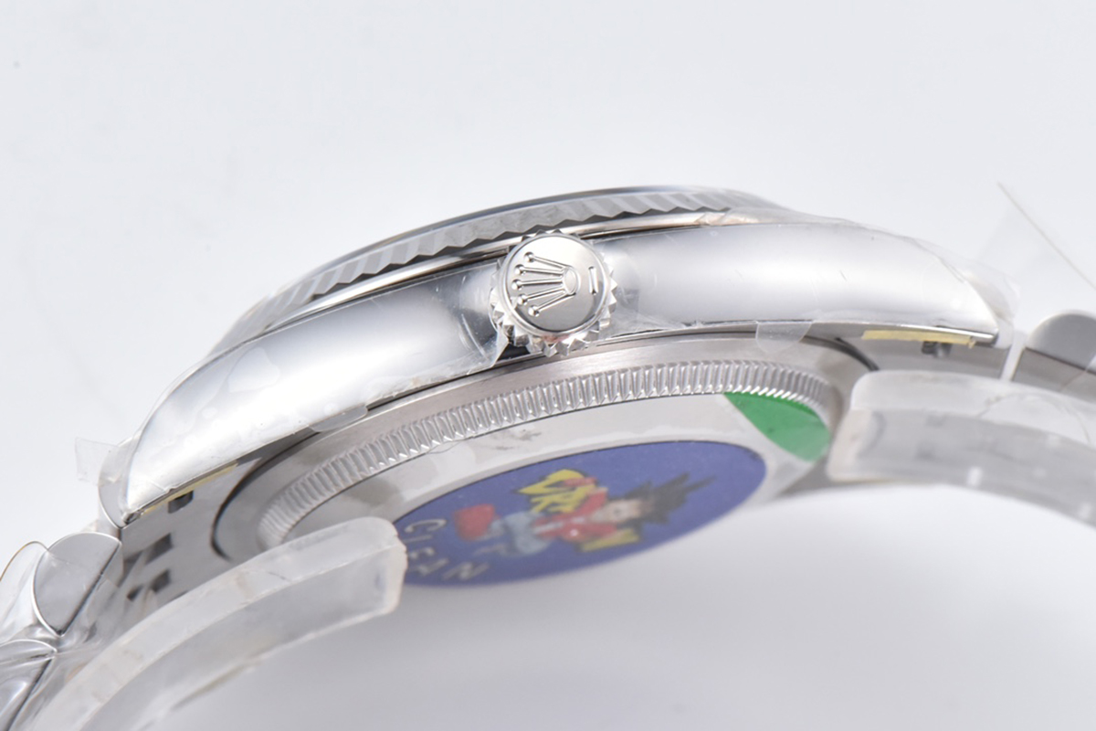 Datejust 36 126234 Bright Blue Dial with Stick Marker in Steel in Jubilee Bracelet Clean Factory