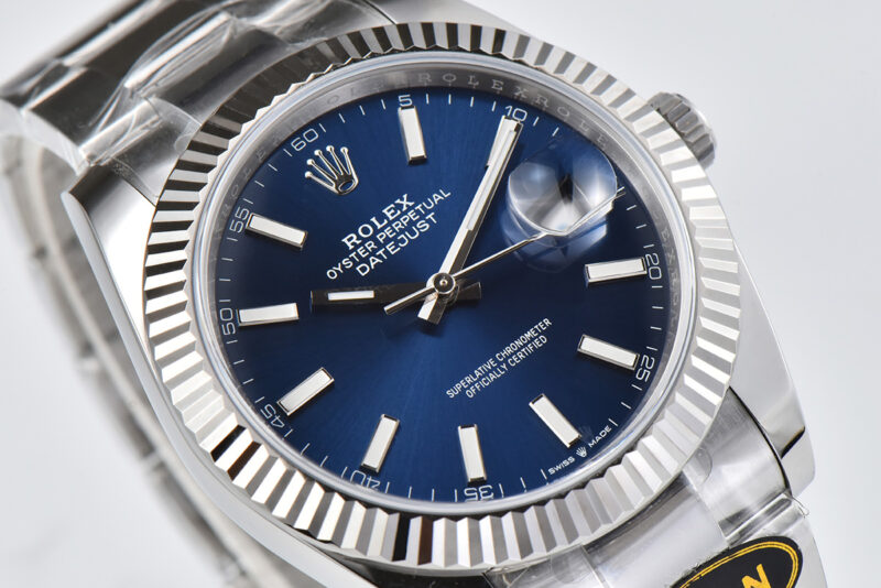 Datejust 36mm CF 126334 Blue Dial Stick Markers on Oyster Bracelet