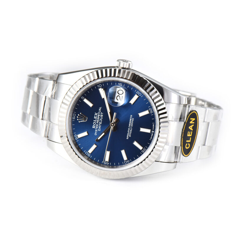 Datejust 36mm CF 126334 Blue Dial Stick Markers on Oyster Bracelet
