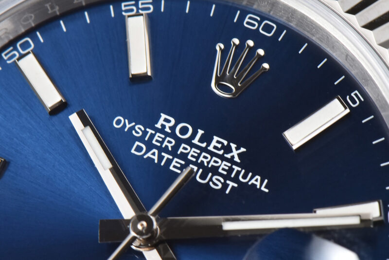 Datejust 36mm CF 126334 Blue Dial Stick Markers on Oyster Bracelet