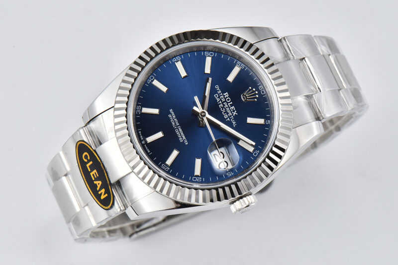 Datejust 36mm CF 126334 Blue Dial Stick Markers on Oyster Bracelet