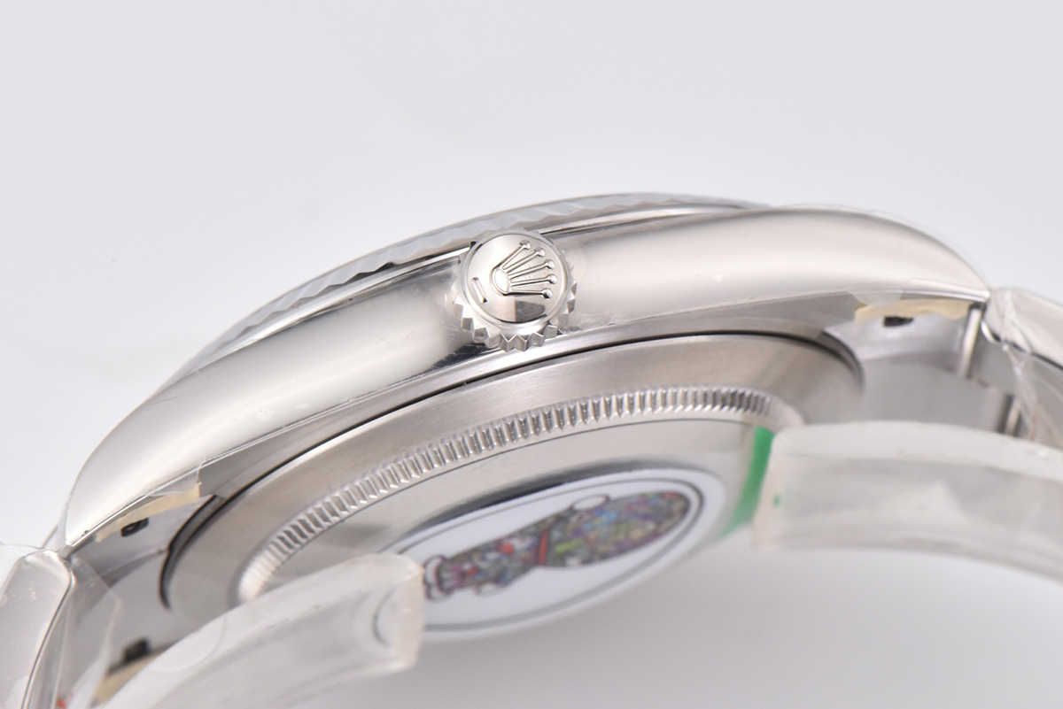 Datejust 41 126334 Clean Factory Bright Black Dial Stick Markers on Oyster Bracelet