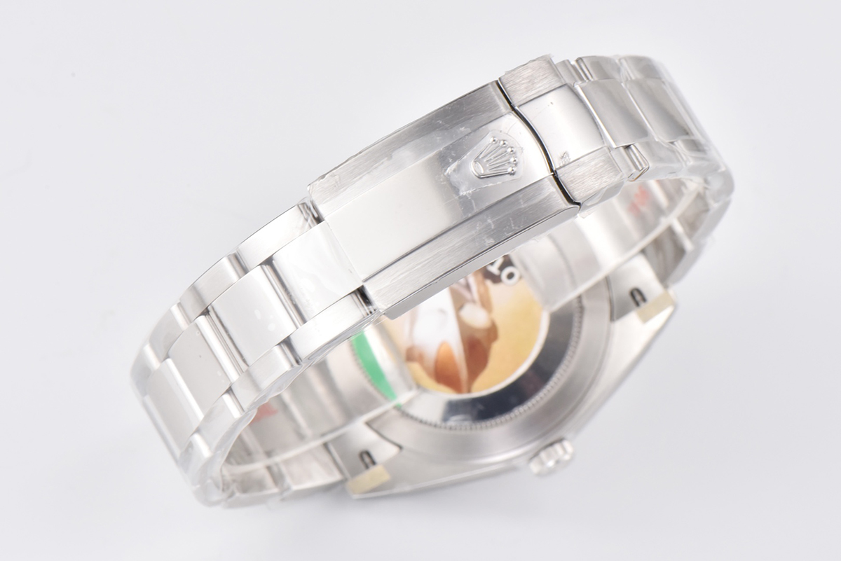 Datejust 41 126334 Clean Factory Bright Black Dial Stick Markers on Oyster Bracelet