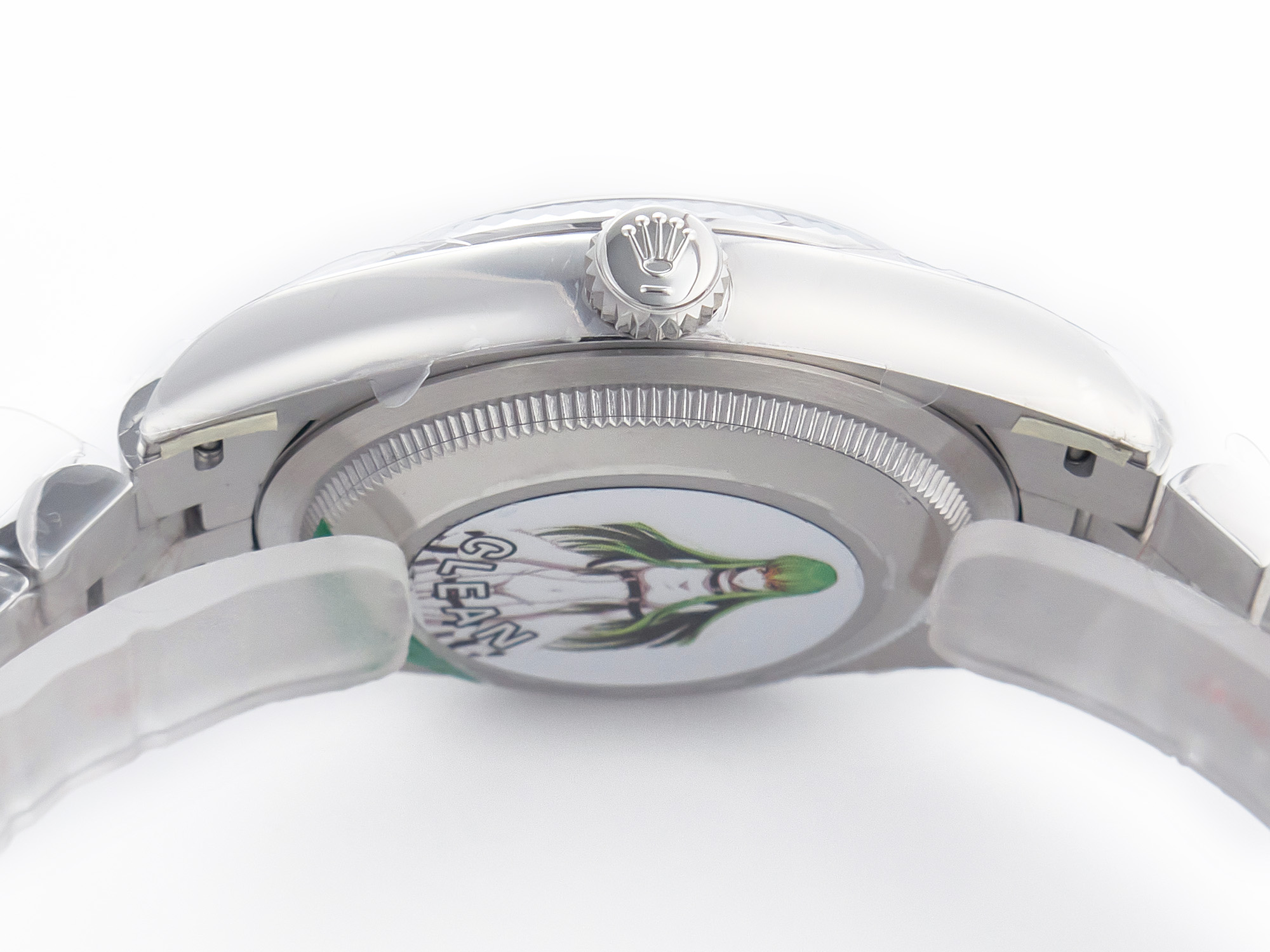 Datejust 41 Black Dial Stick Markers in Steel Clean Factory