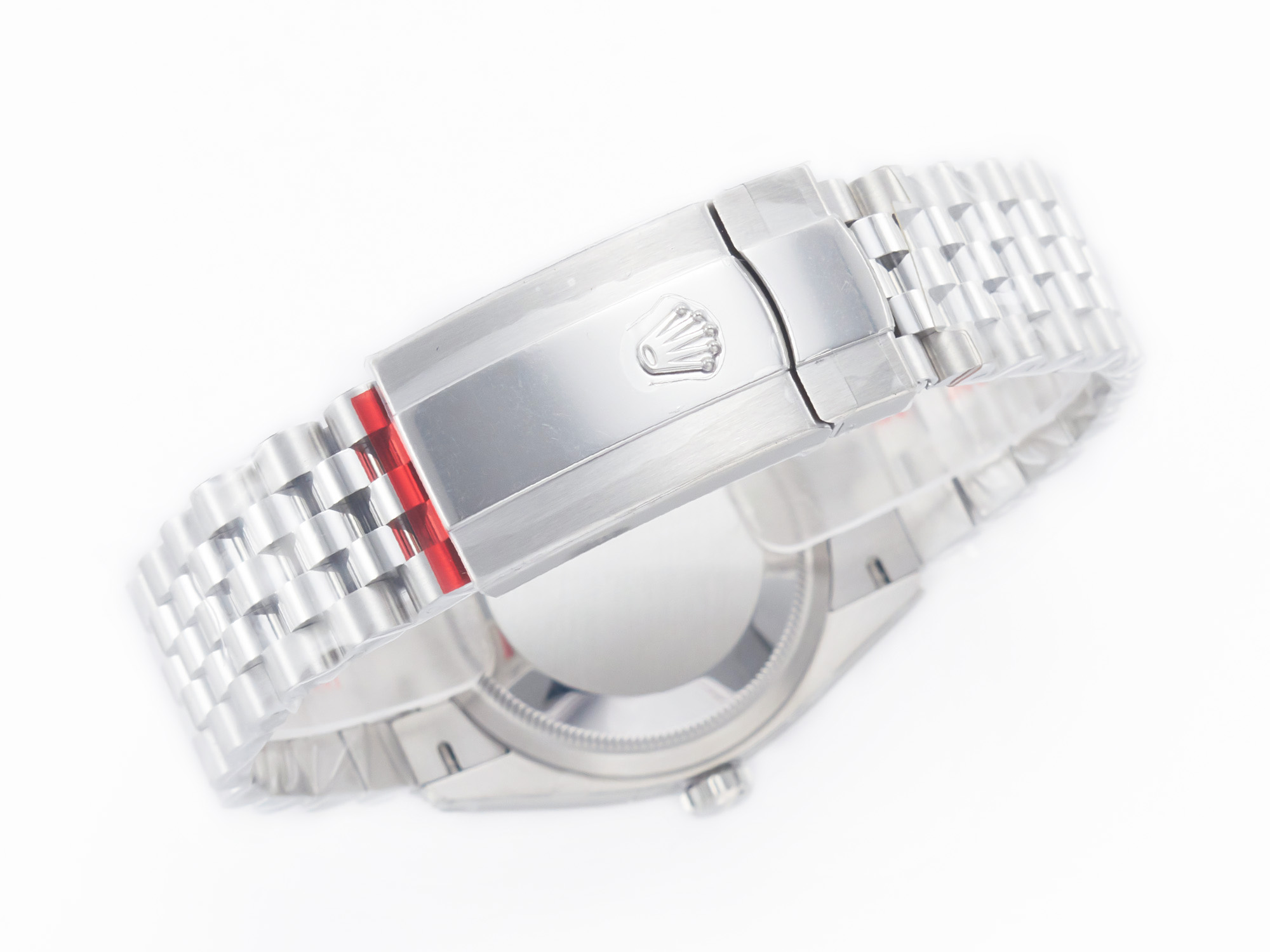 Datejust 41 Black Dial Stick Markers in Steel Clean Factory