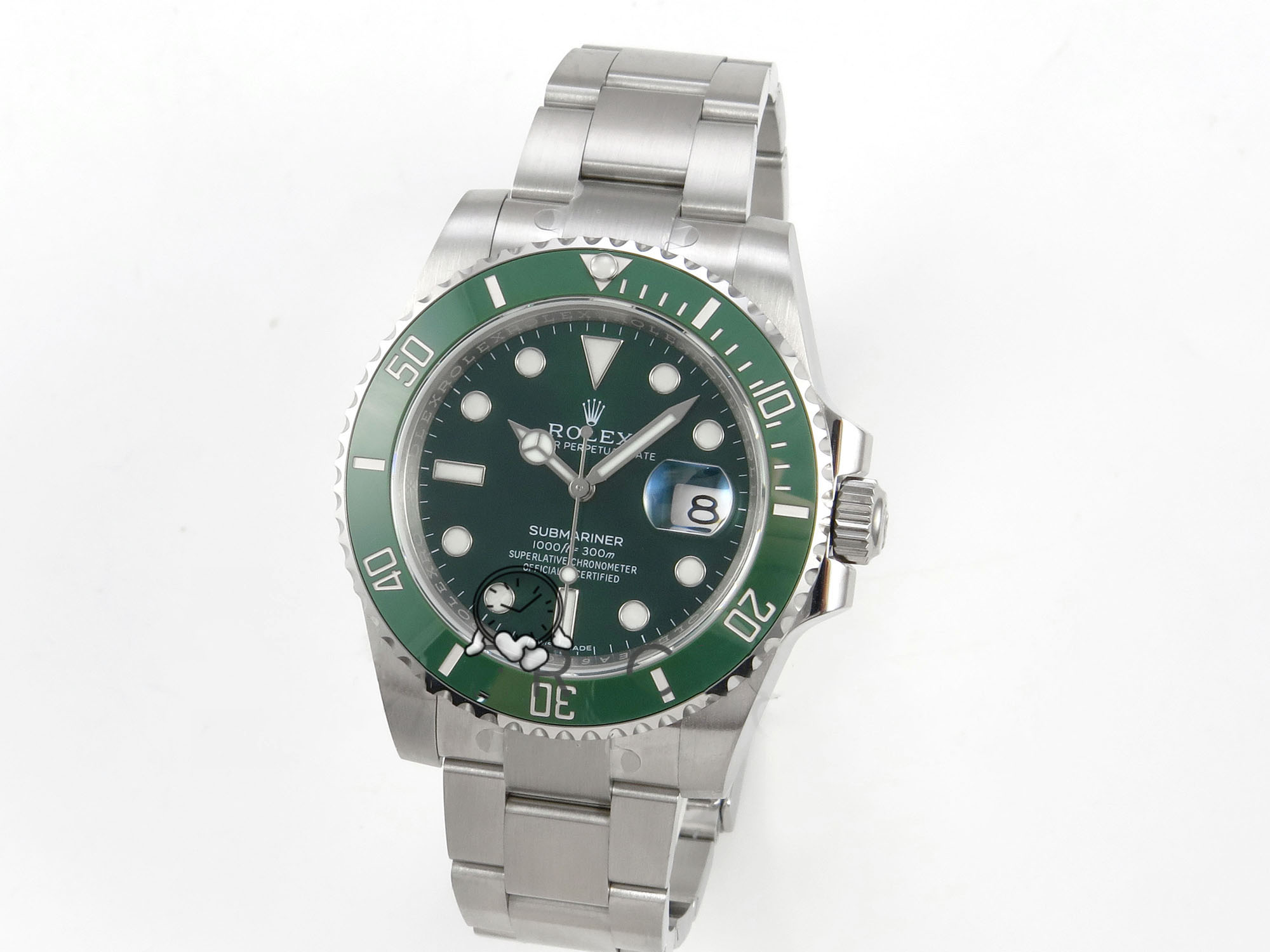 Submariner Hulk 116610LV SS/SS Green Bezel VSF VR3235