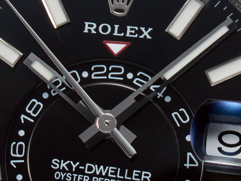 Sky-Dweller 326934 904L SS ZF 1:1 Best Edition Black Dial on SS Bracelet A2824