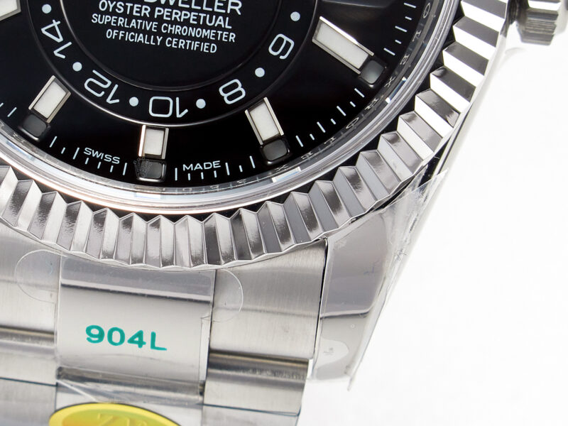 Sky-Dweller 326934 904L SS ZF 1:1 Best Edition Black Dial on SS Bracelet A2824