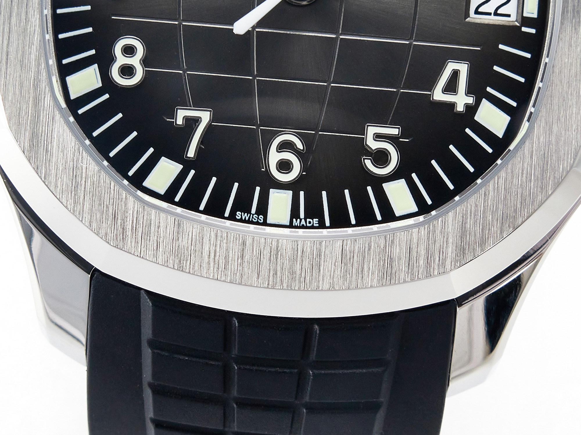 Aquanaut 5167 40mm SS 3KF 1:1 Best Edition Black Dial on Black Rubber Strap A330 Super Clone V3