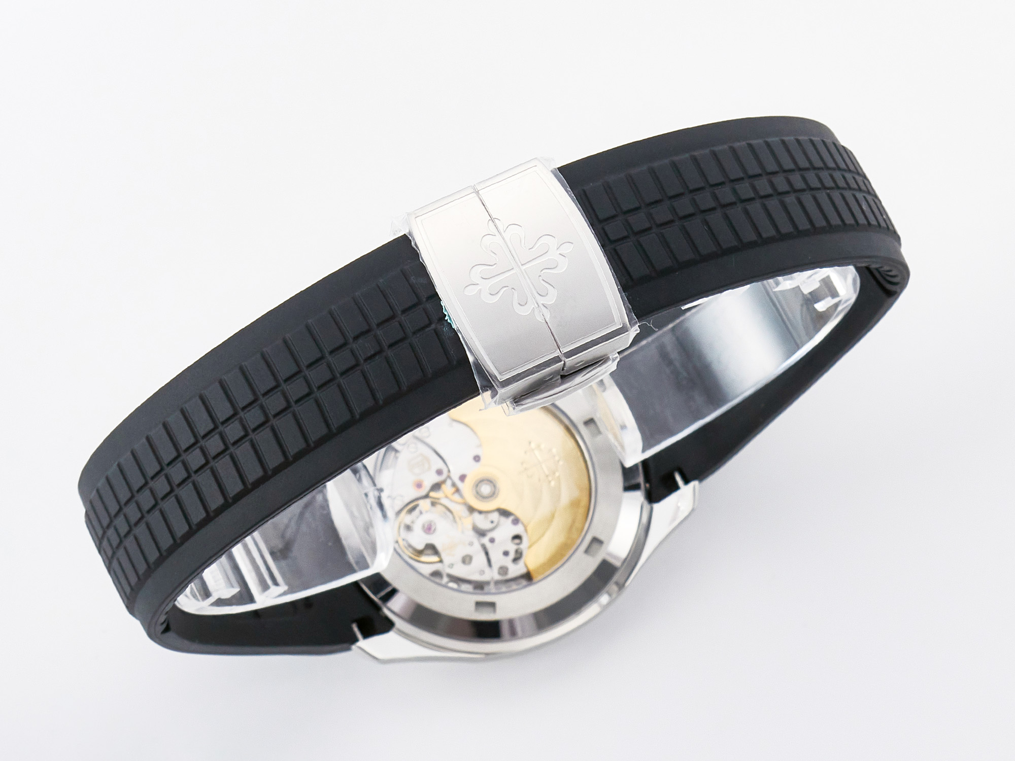 Aquanaut 5167 40mm SS 3KF 1:1 Best Edition Black Dial on Black Rubber Strap A330 Super Clone V3