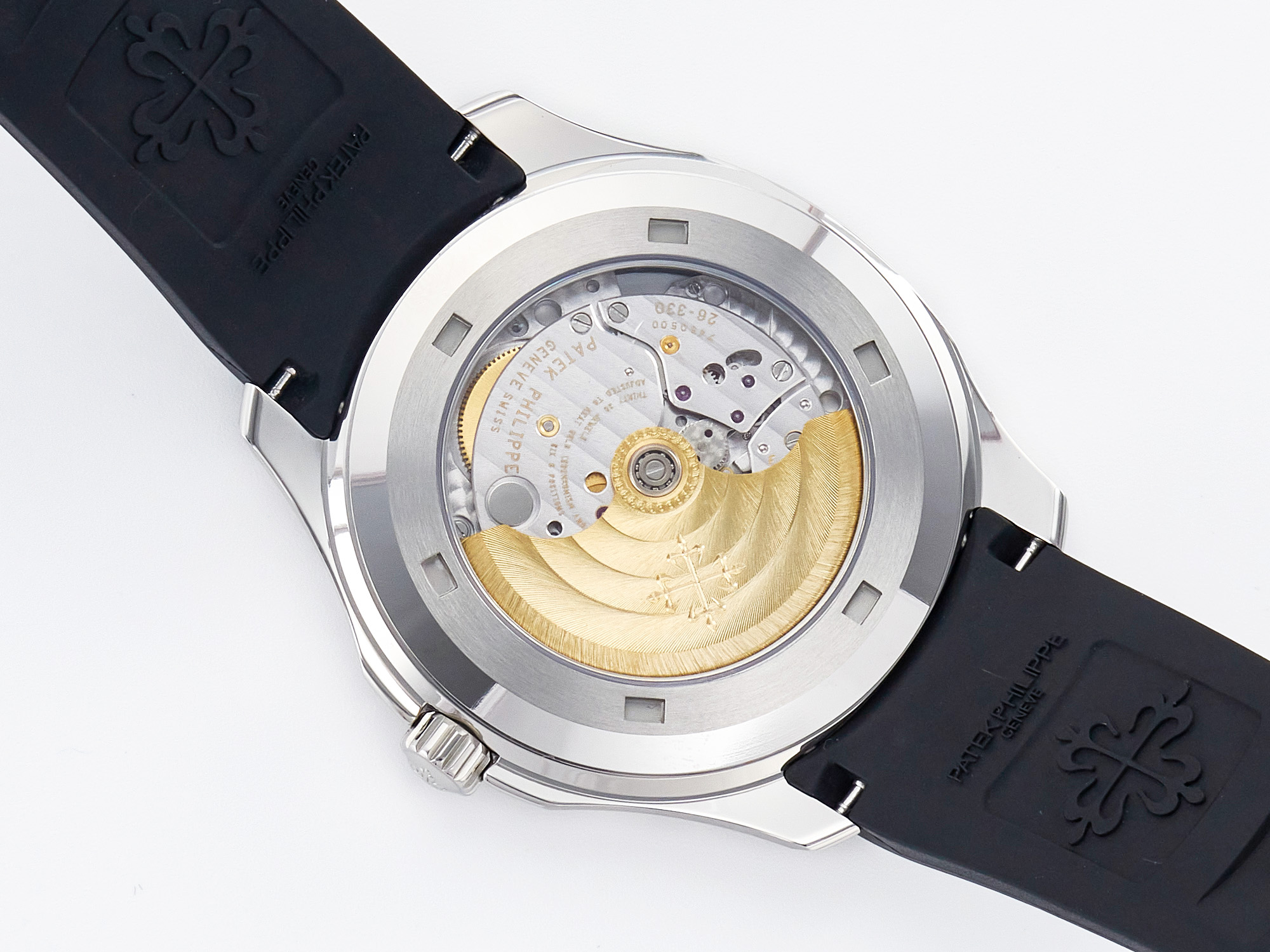 Aquanaut 5167 40mm SS 3KF 1:1 Best Edition Black Dial on Black Rubber Strap A330 Super Clone V3