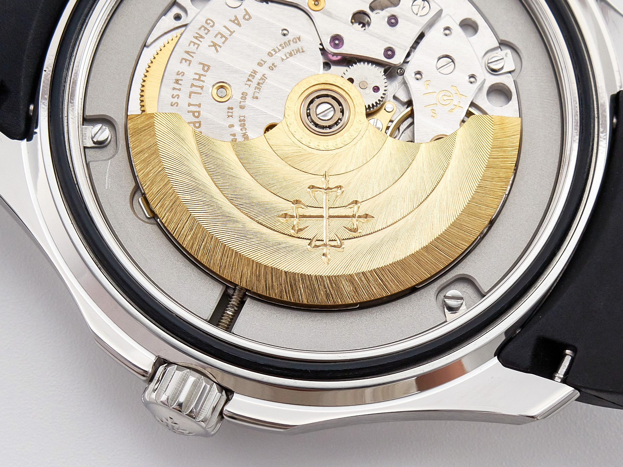 Aquanaut 5167 40mm SS 3KF 1:1 Best Edition Black Dial on Black Rubber Strap A330 Super Clone V3