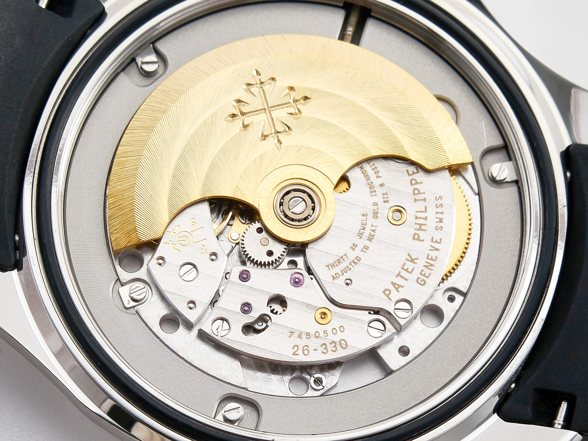 Aquanaut 5167 40mm SS 3KF 1:1 Best Edition Black Dial on Black Rubber Strap A330 Super Clone V3