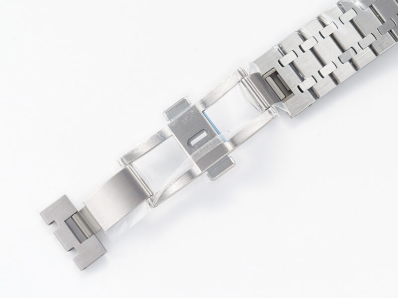 Royal Oak 41mm 15500 SS ZF 1:1 Best Edition Blue Textured Dial on SS Bracelet SA4302 Super Clone V3