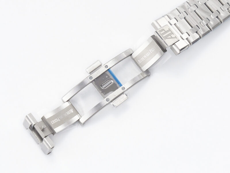 Royal Oak 41mm 15500 SS ZF 1:1 Best Edition Blue Textured Dial on SS Bracelet SA4302 Super Clone V3