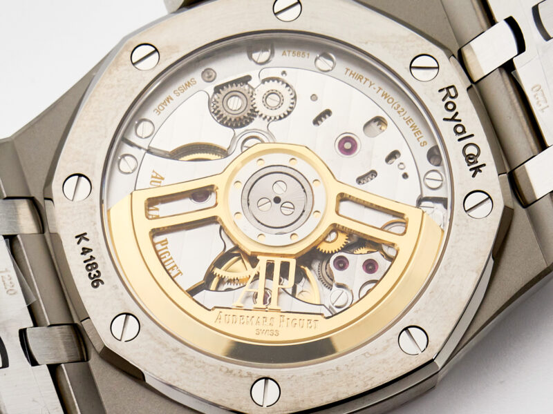 Royal Oak 41mm 15500 SS ZF 1:1 Best Edition Black Textured Dial on SS Bracelet SA4302 Super Clone V3