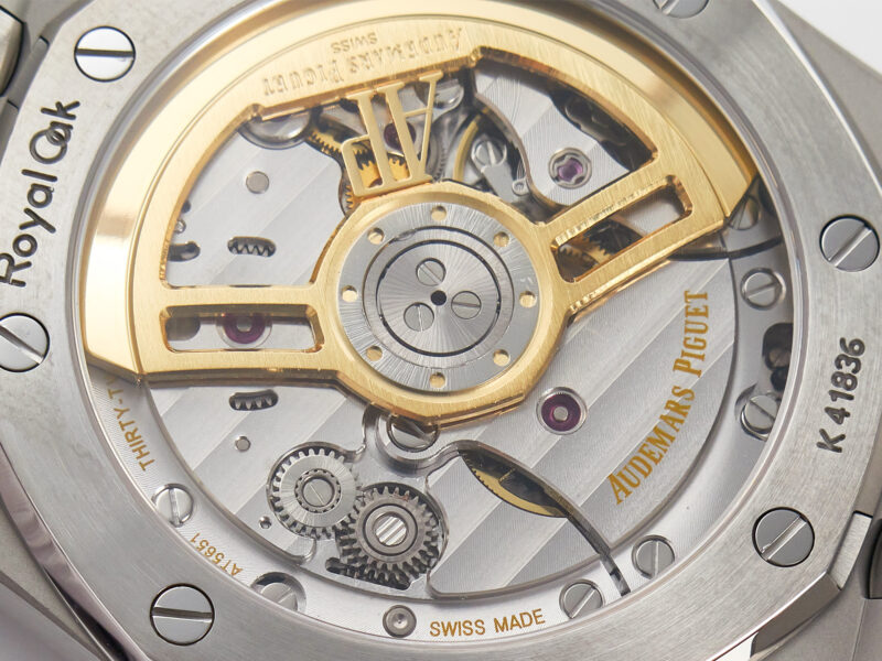 Royal Oak 41mm 15500 SS ZF 1:1 Best Edition Blue Textured Dial on SS Bracelet SA4302 Super Clone V3