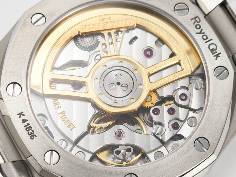 Royal Oak 41mm 15500 SS ZF 1:1 Best Edition Blue Textured Dial on SS Bracelet SA4302 Super Clone V3