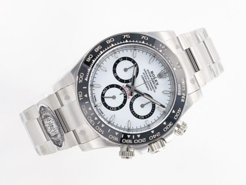 Daytona Panda 116500 Clean Factory 1:1 Best Edition 904L SS Case and Bracelet White Dial SH4131