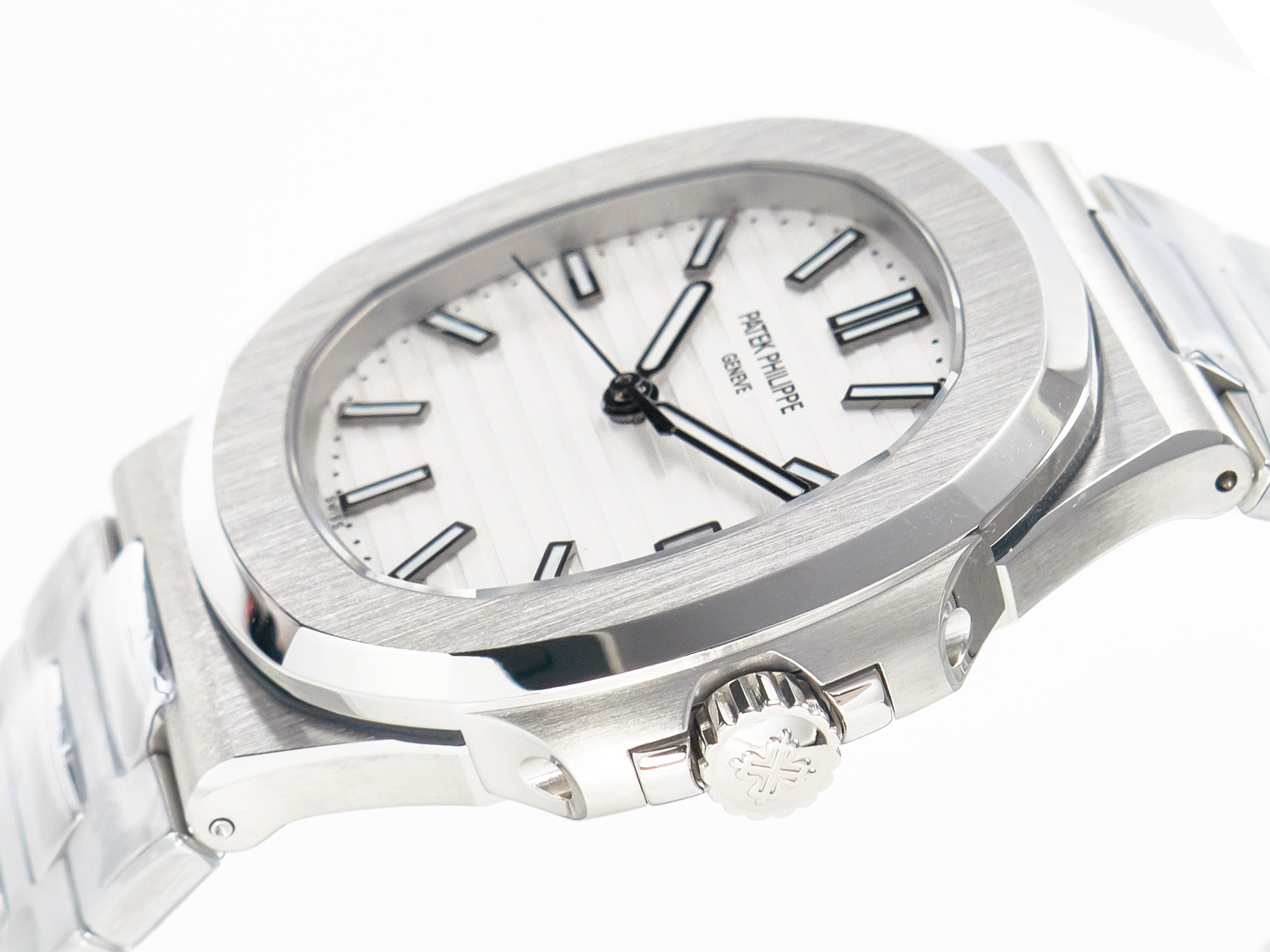 Nautilus 5711 3KF 1:1 Best Edition White Dial on SS Bracelet A324 Super Clone V2