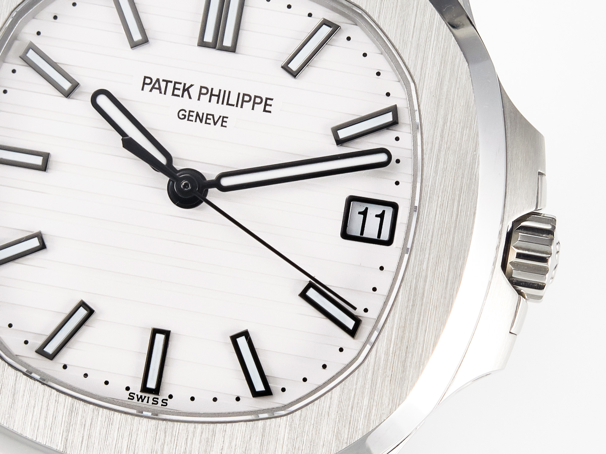 Nautilus 5711 3KF 1:1 Best Edition White Dial on SS Bracelet A324 Super Clone V2