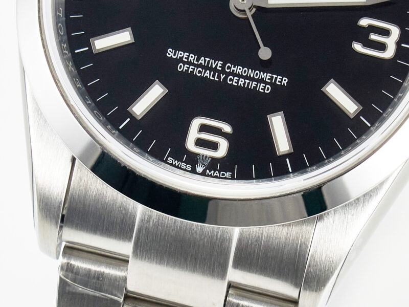 Explorer 36 904L Steel VSF 1:1 Best Edition Black Dial on SS Bracelet SW200